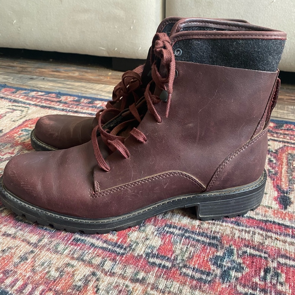Merrell Legacy Lace Waterproof Boots in Rum Raisin